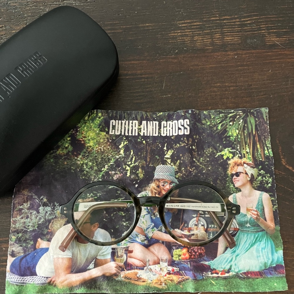 Cutler And Gross Women’s Round Eyeglasses M:1172